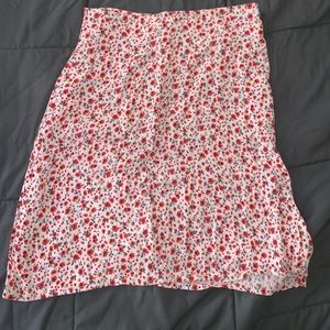 Floral Mini Skirt